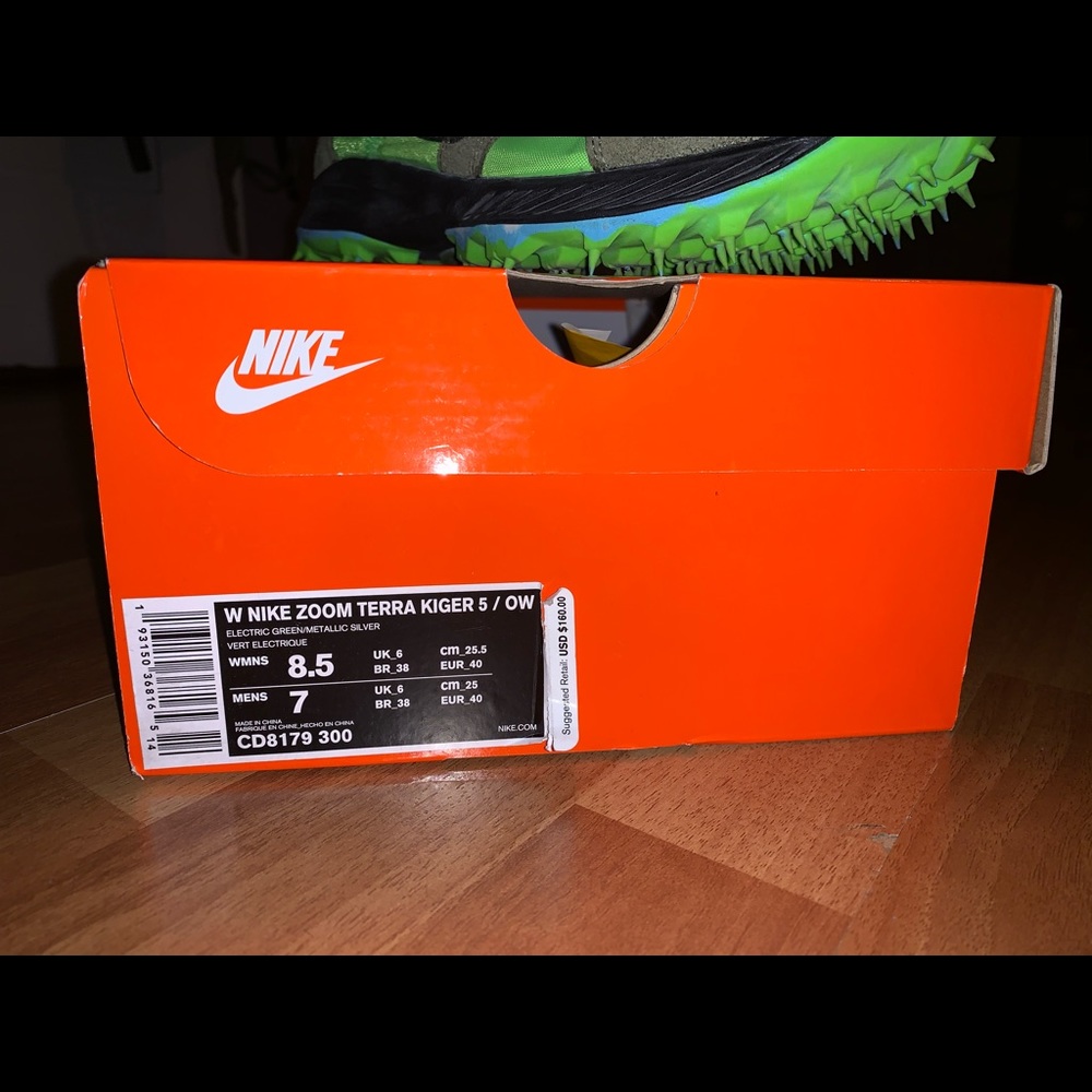 Nike off white zoom terra kiger
